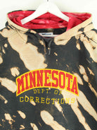 Vintage 90s Minnesota Embroidered Tie Dye Hoodie Grau XL (detail image 1)