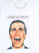 Vintage American Psycho Print T-Shirt Weiß XL (detail image 1)