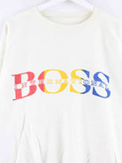 Hugo Boss 80s Vintage Print Sweater Beige S (detail image 1)