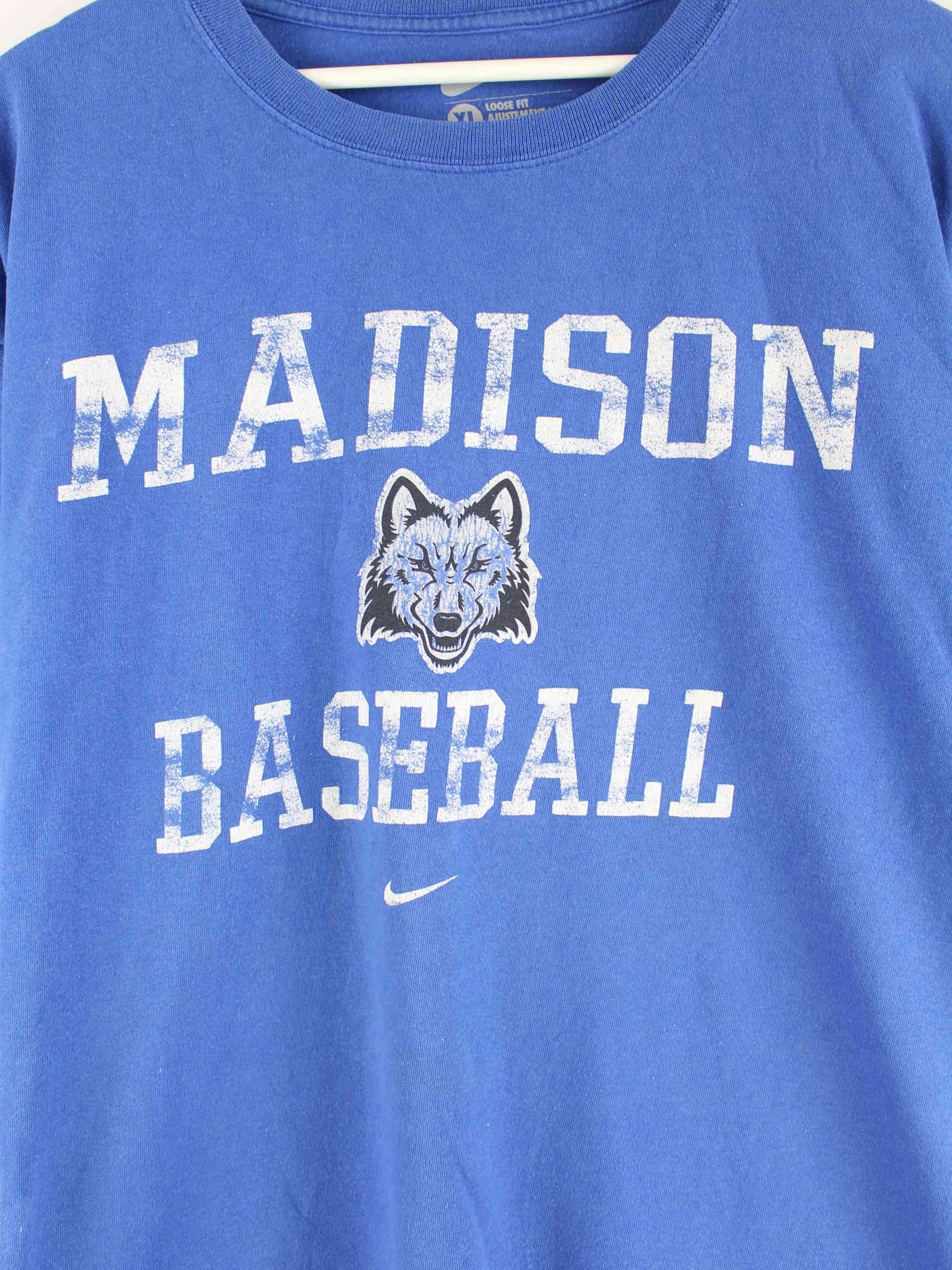 Nike Madison Basebal Print T-Shirt Blau XL (detail image 2)