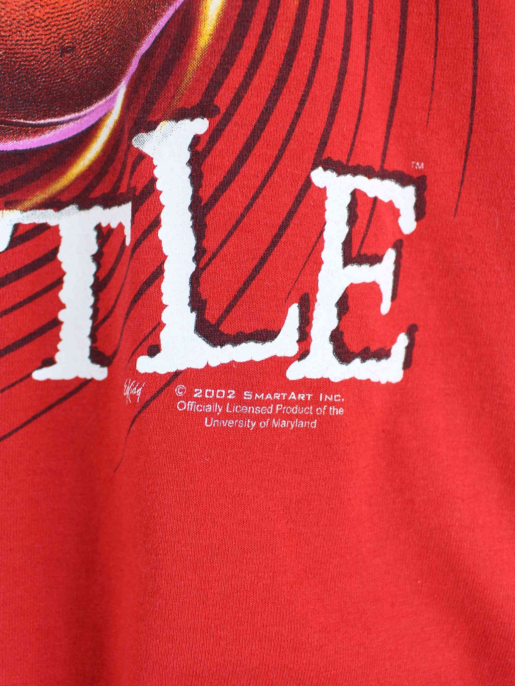 Fruit of the Loom 2002 Fear The Turtle Maryland Print T-Shirt Rot 3XL (detail image 3)