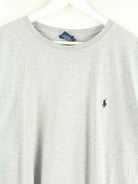 Ralph Lauren 90s Vintage Basic T-Shirt Grau XXL (detail image 1)