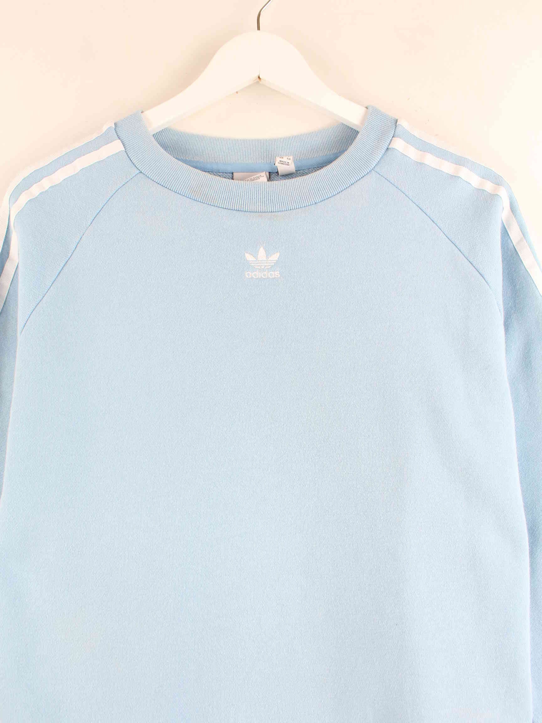 Adidas Damen Embroidered Sweater Blau M (detail image 1)