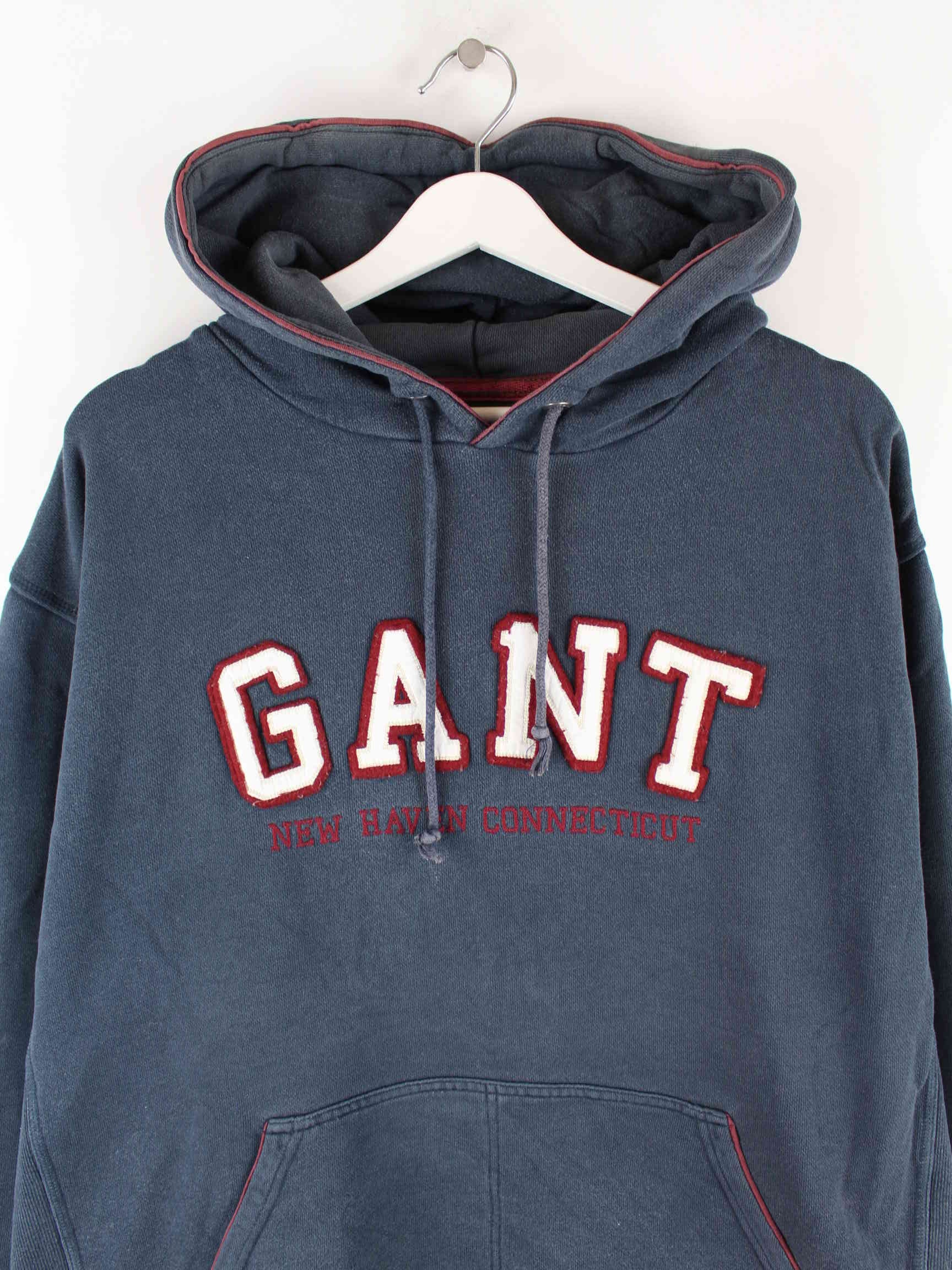 Gant Embroidered Hoodie Blau XXL (detail image 1)