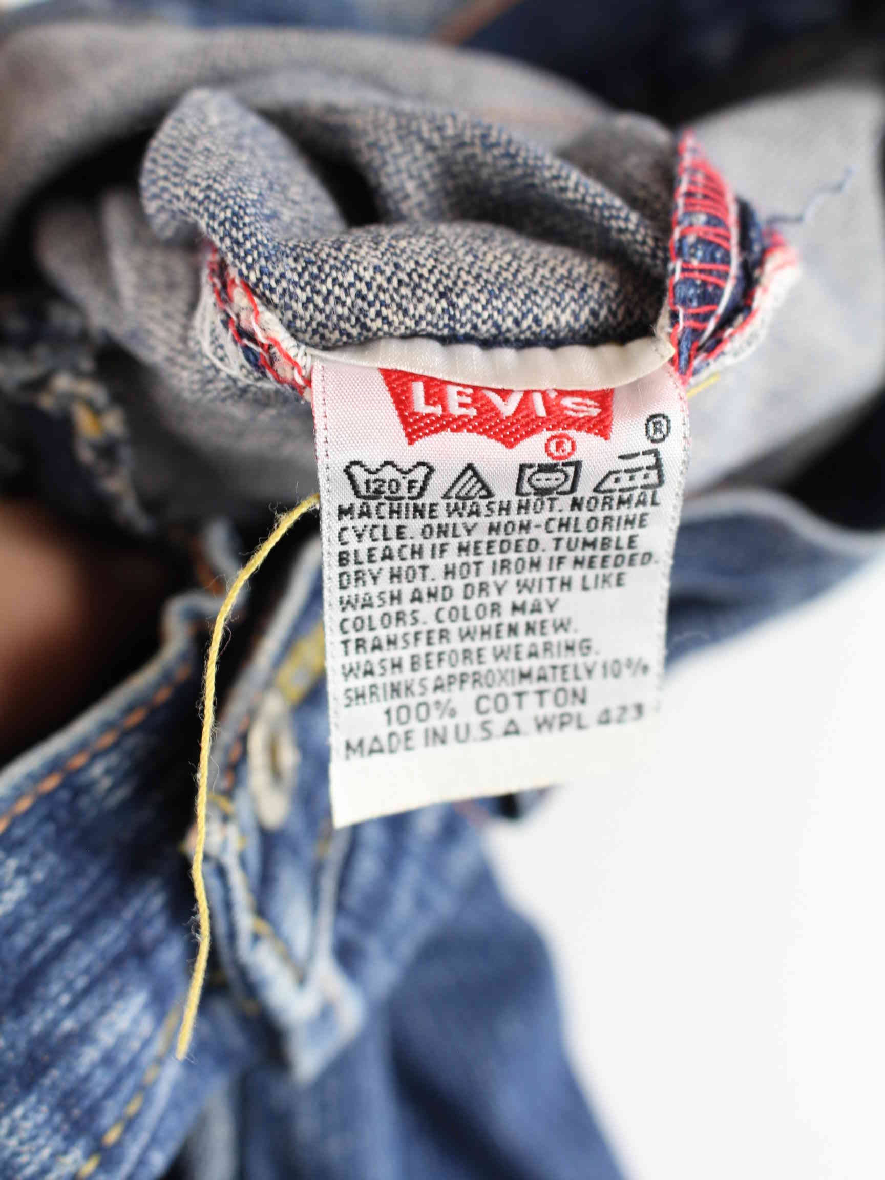 Levi's 501 Big E 1993 Jeans Blau W34 L32 (detail image 8)