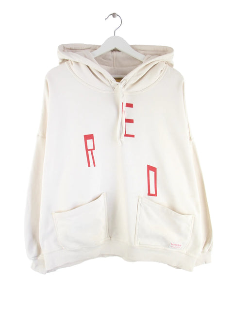 Levi's Damen 90s Vintage Red Tab Print Hoodie Weiß XL
