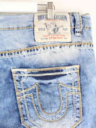 True Religion y2k Embroidered Straight Jeans Blau  (detail image 3)