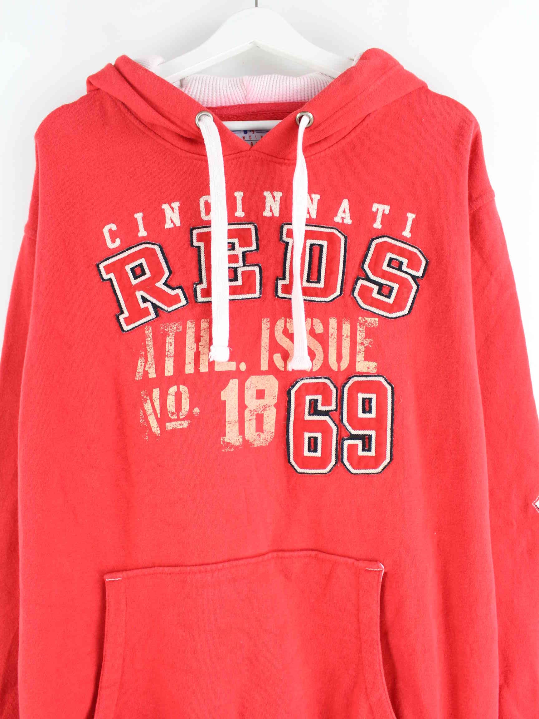 MLB Cincinnati Reds Embroidered Hoodie Rot XXL (detail image 1)