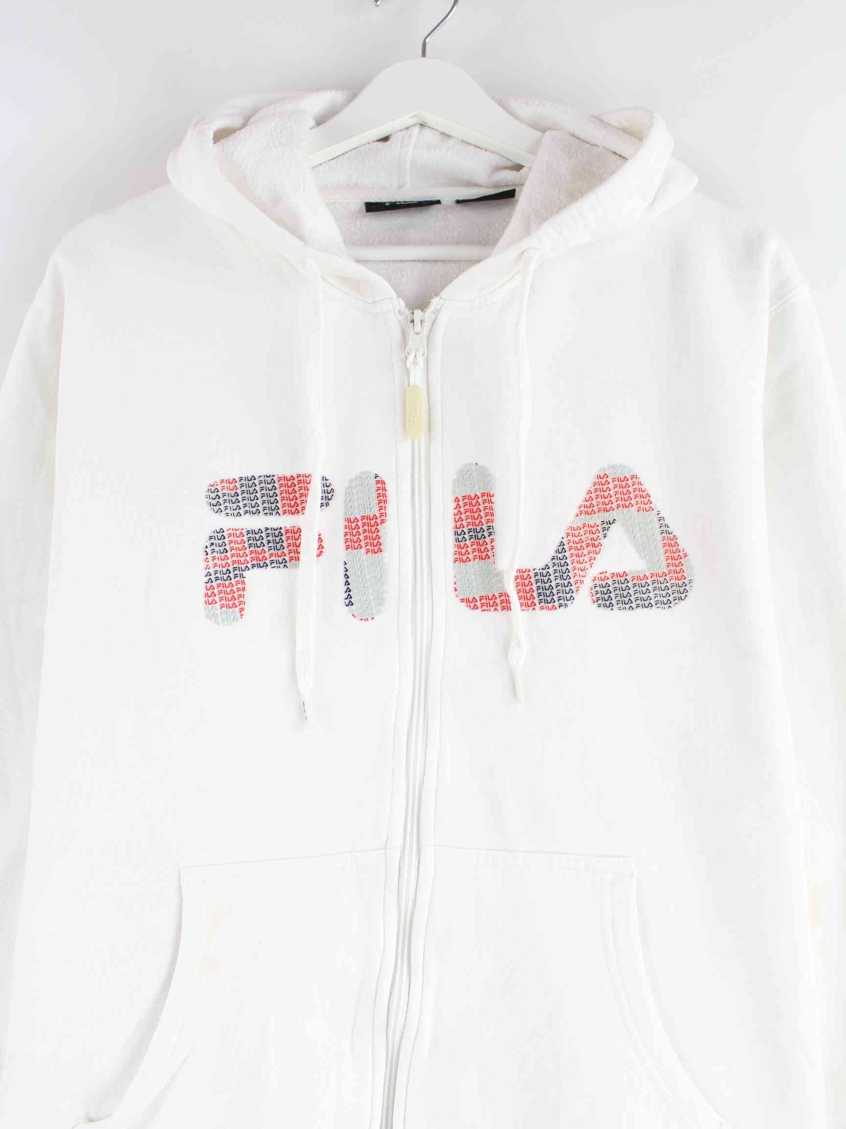 Fila Print Zip Hoodie Weiß M (detail image 1)