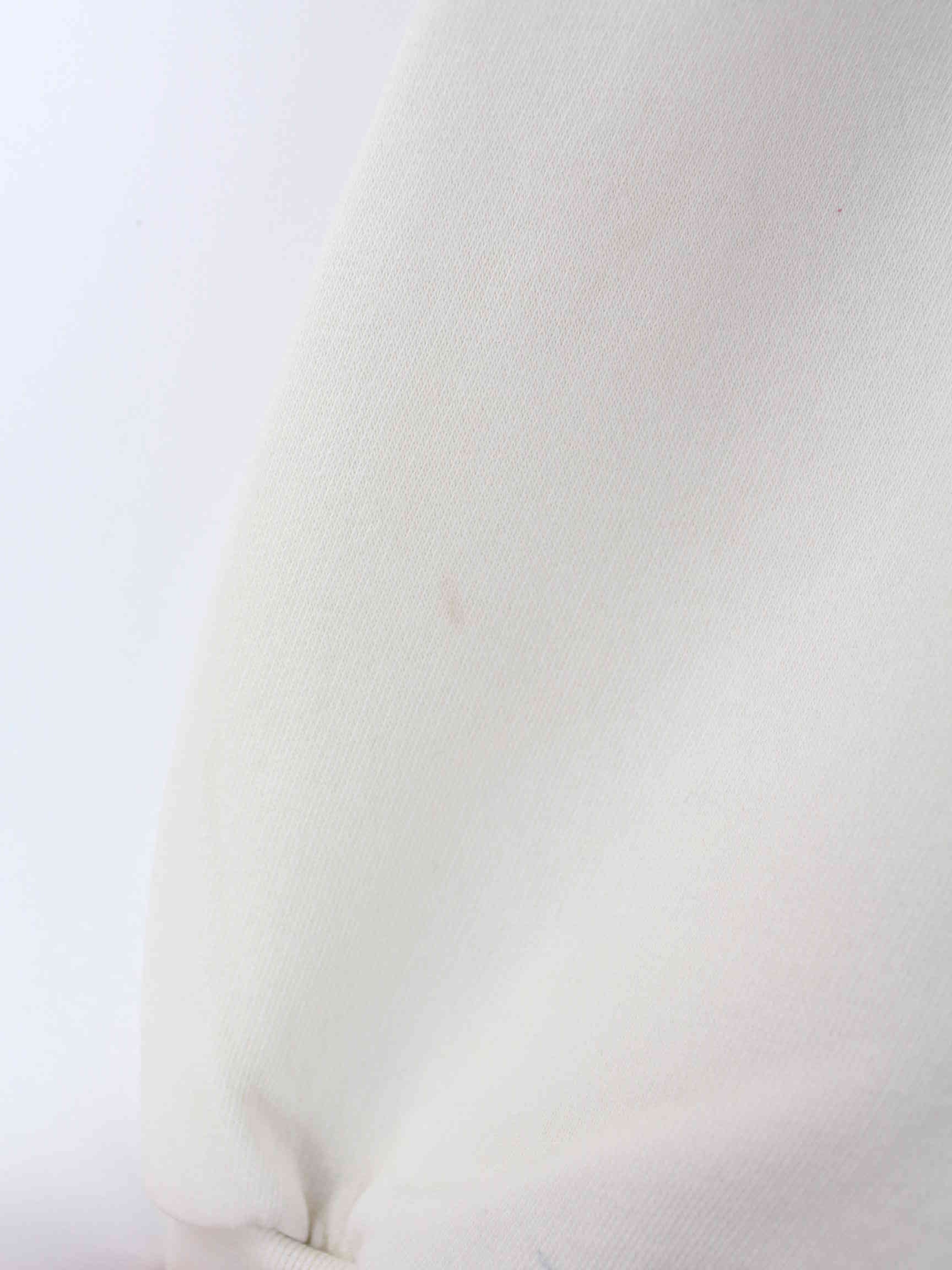 Tommy Hilfiger 90s Vintage Embroidered Hoodie Beige XL (detail image 10)