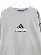 Adidas Equipment 90s Vintage Embroidered Sweater Khaki XXL (detail image 1)