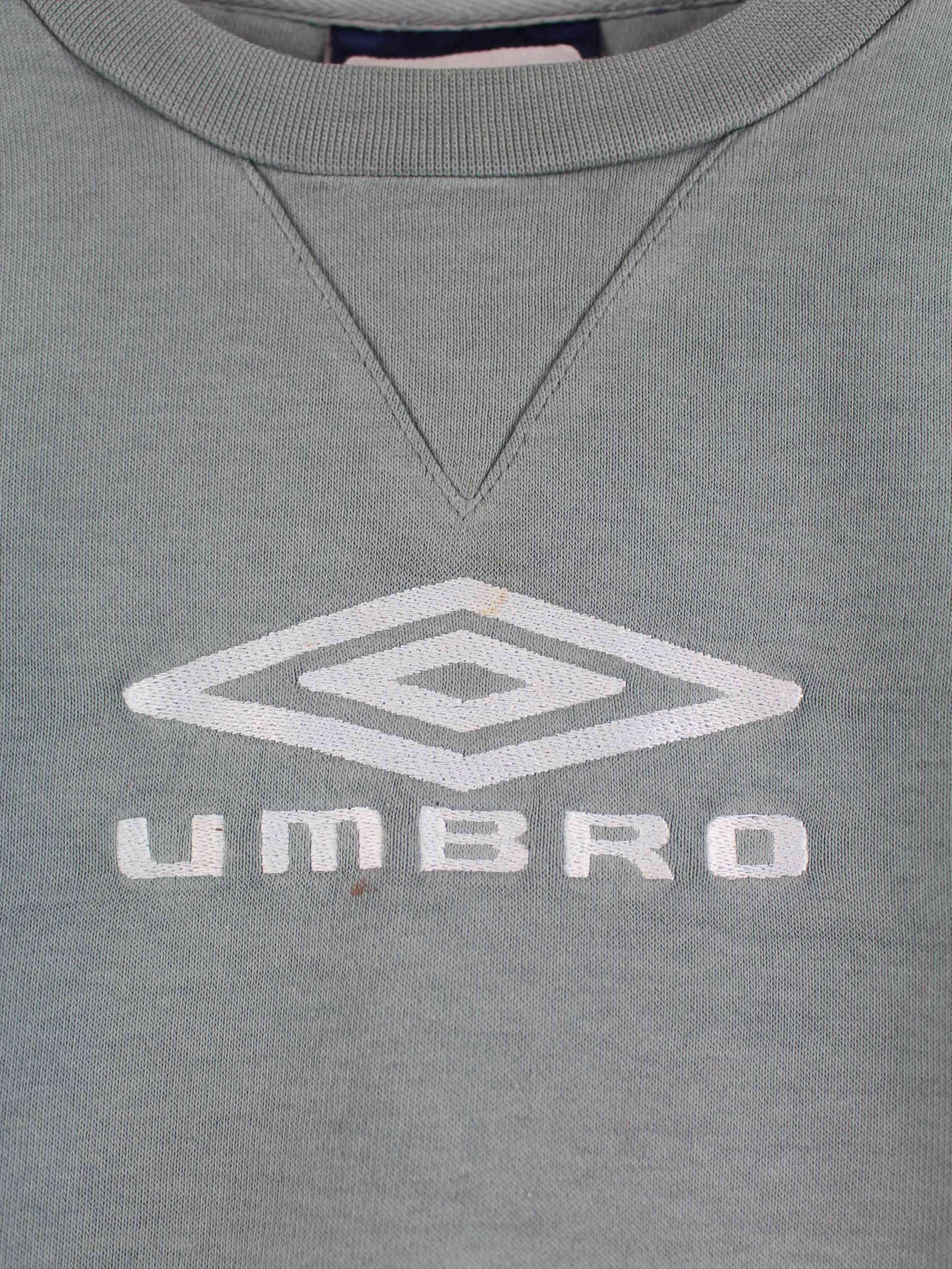 Umbro Damen 90s Vintage Embroidered Sweater Grün S (detail image 2)