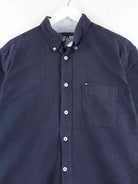 Tommy Hilfiger 00s Kurzarm Hemd Blau XL (detail image 1)