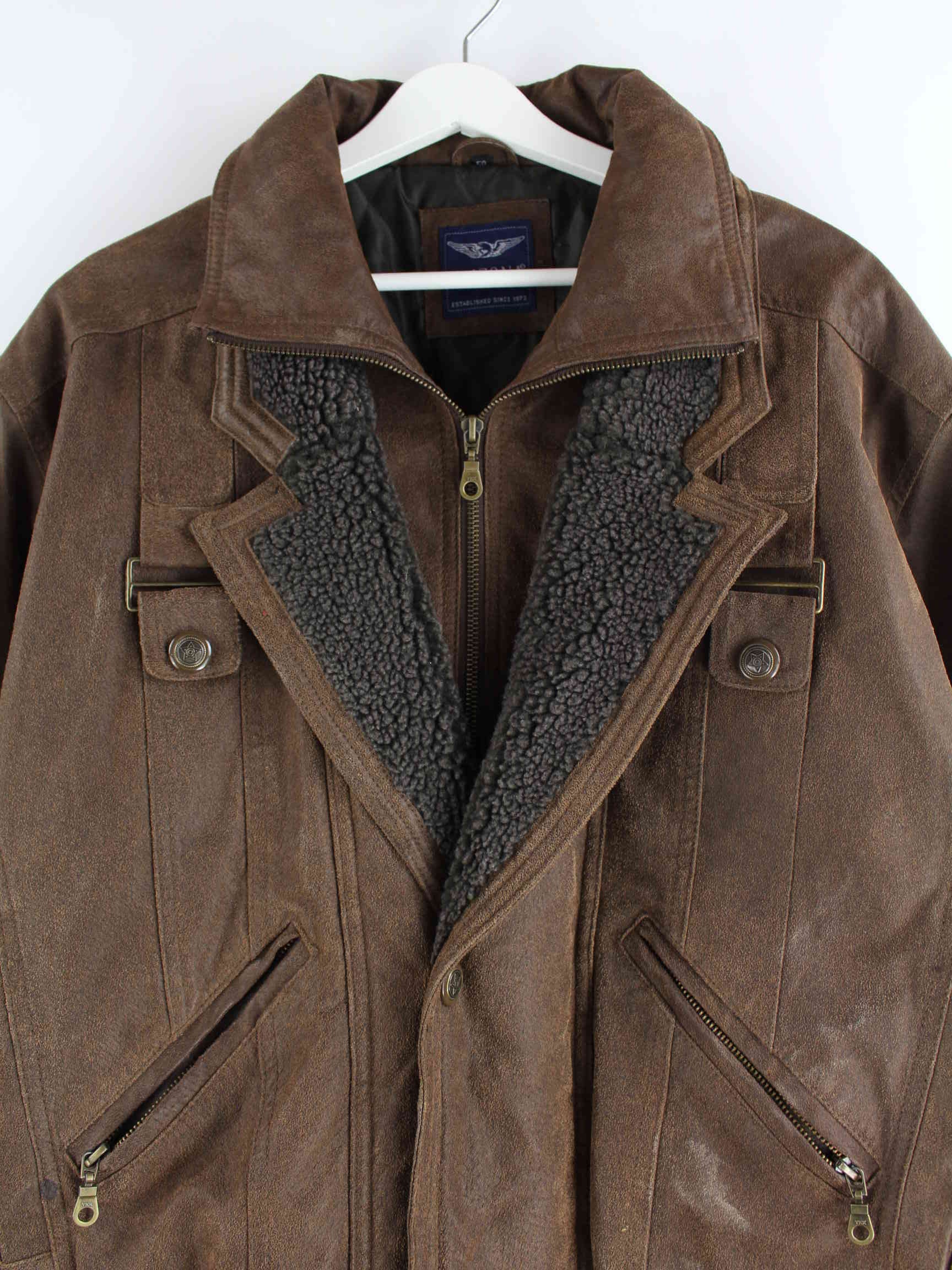 Arizona Leder Jacke Braun XL (detail image 1)