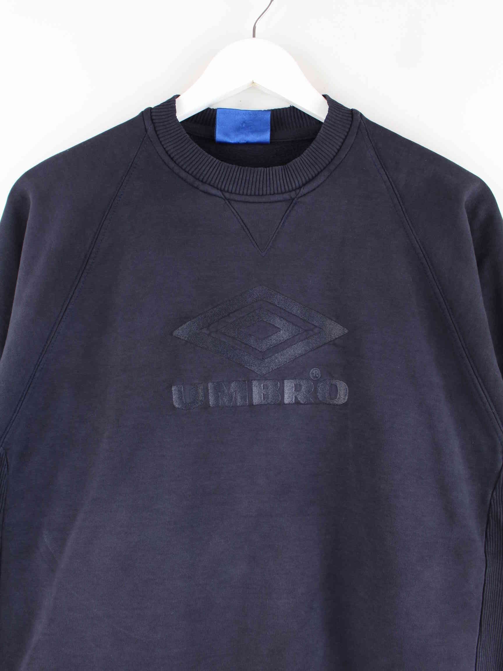 Umbro 90s Vintage Embroidered Sweater Schwarz L (detail image 1)