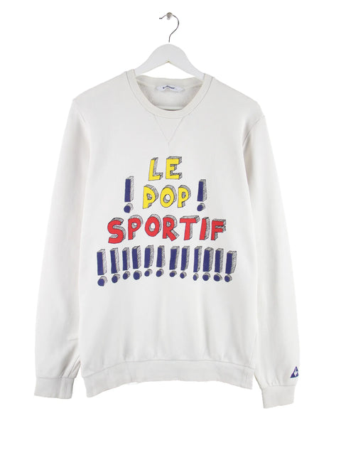 Le Coq Sportif Print Sweater Weiß L