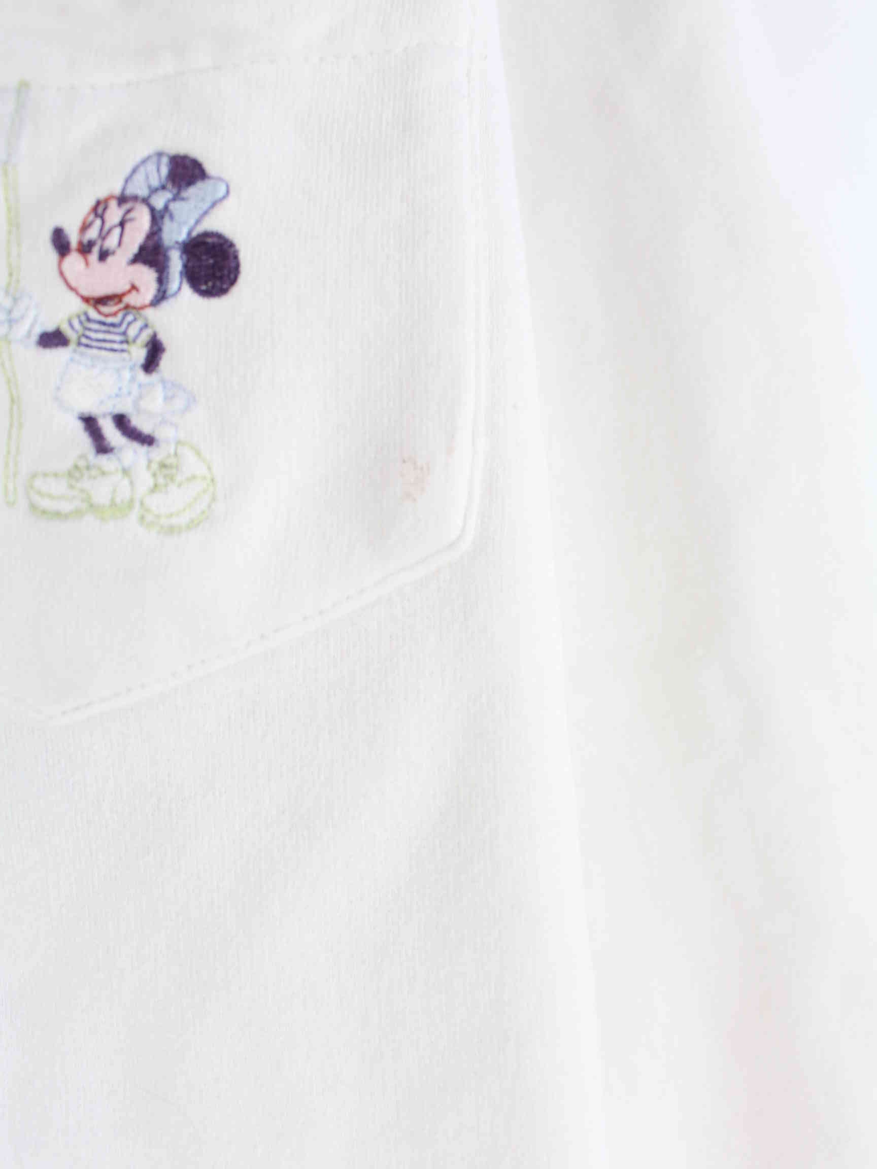 Disney Minnie Mouse 18 Golf Embroidered Hoodie Weiß M (detail image 4)