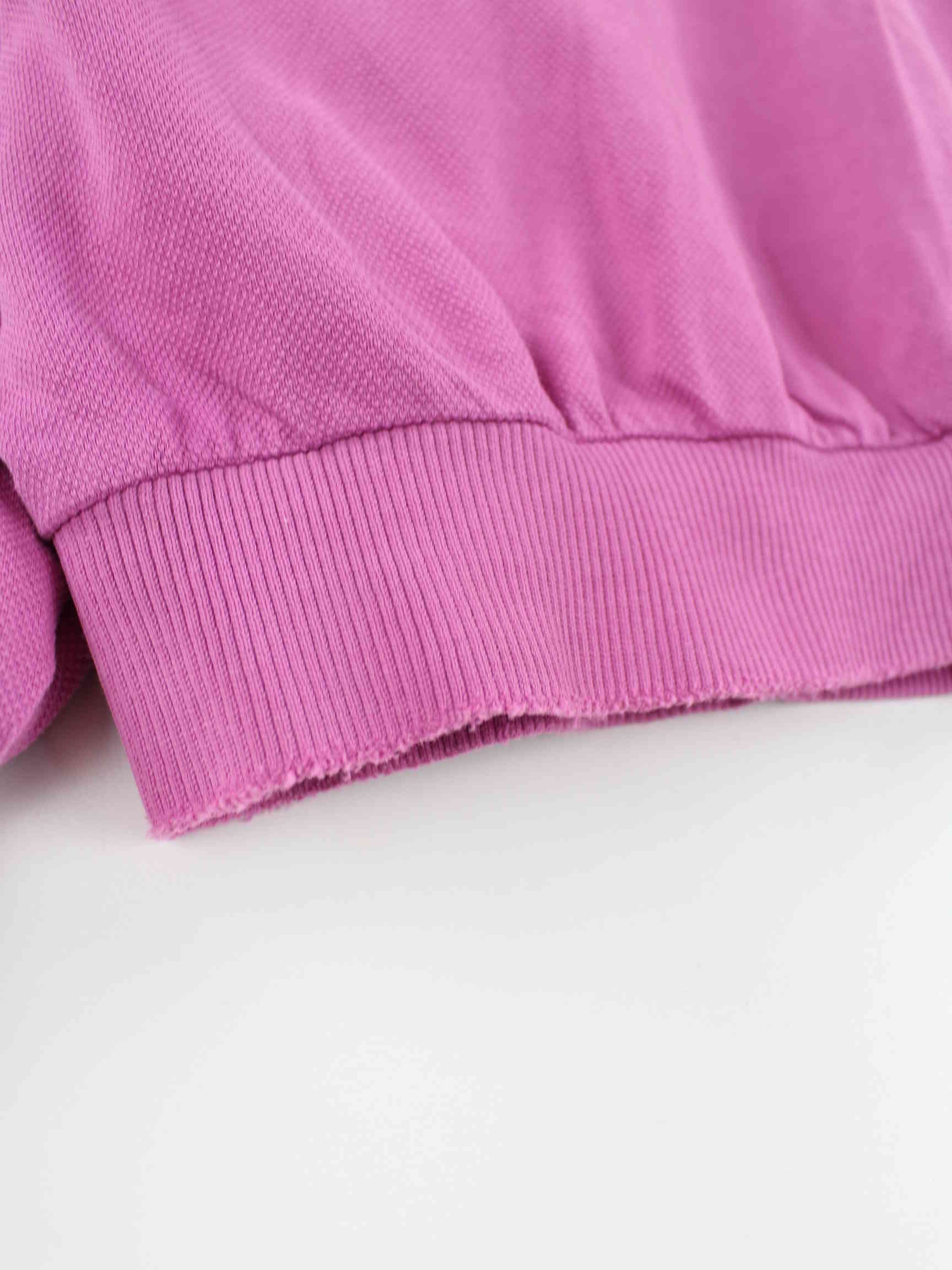 Lacoste 90s Vintage Embroidered Sweater Pink XS (detail image 6)