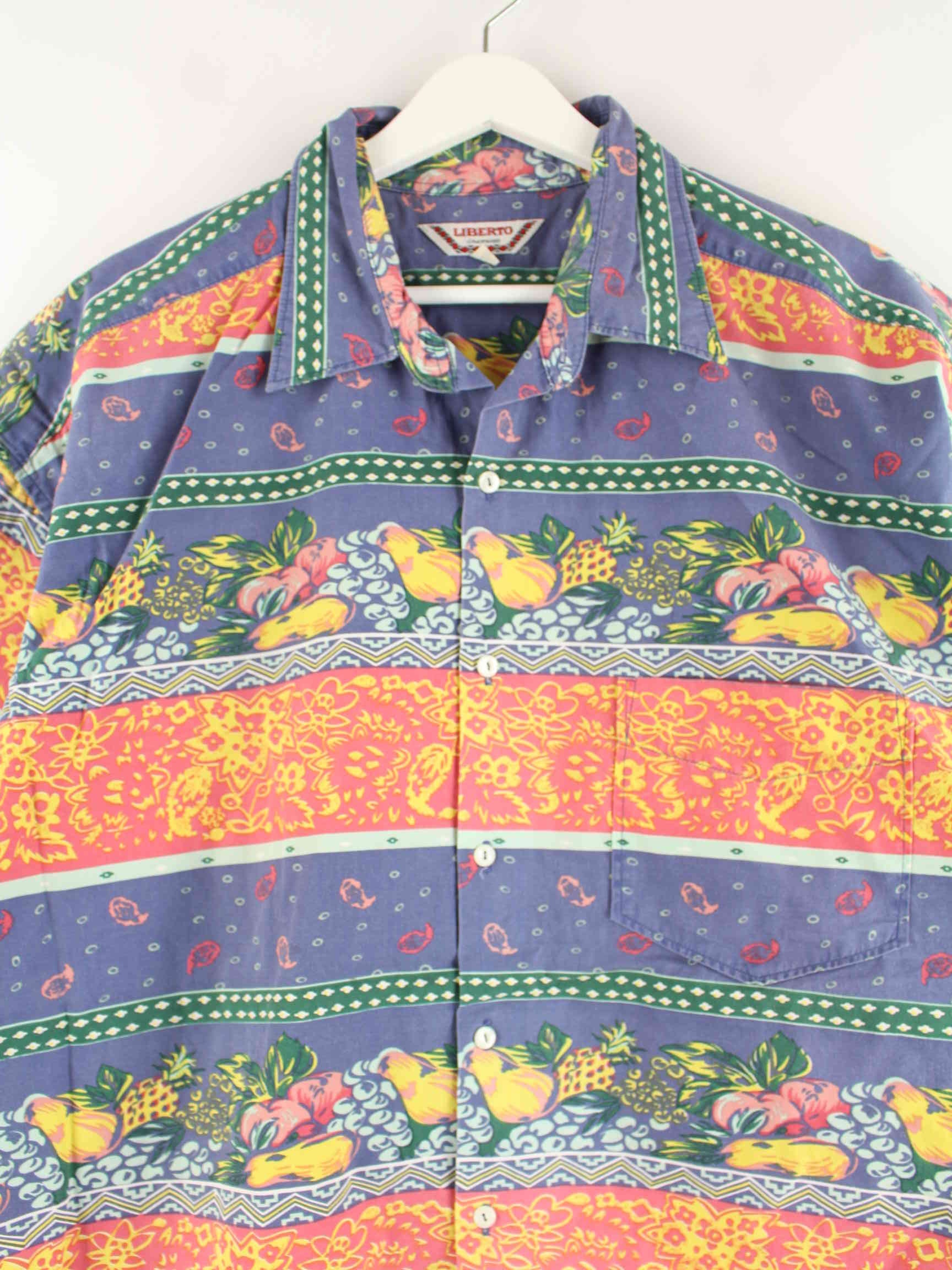 Vintage 90s Hawaii Hemd Mehrfarbig XXL (detail image 1)