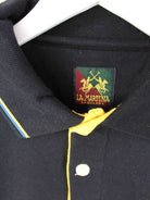 La Martina Las Lenas Print Polo Sweater Schwarz XL (detail image 2)