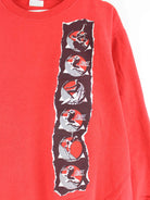 Hanes y2k Surf Print Sweater Rot L (detail image 1)