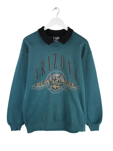 Jerzees 1993 Arizona Print Sweater Grün L