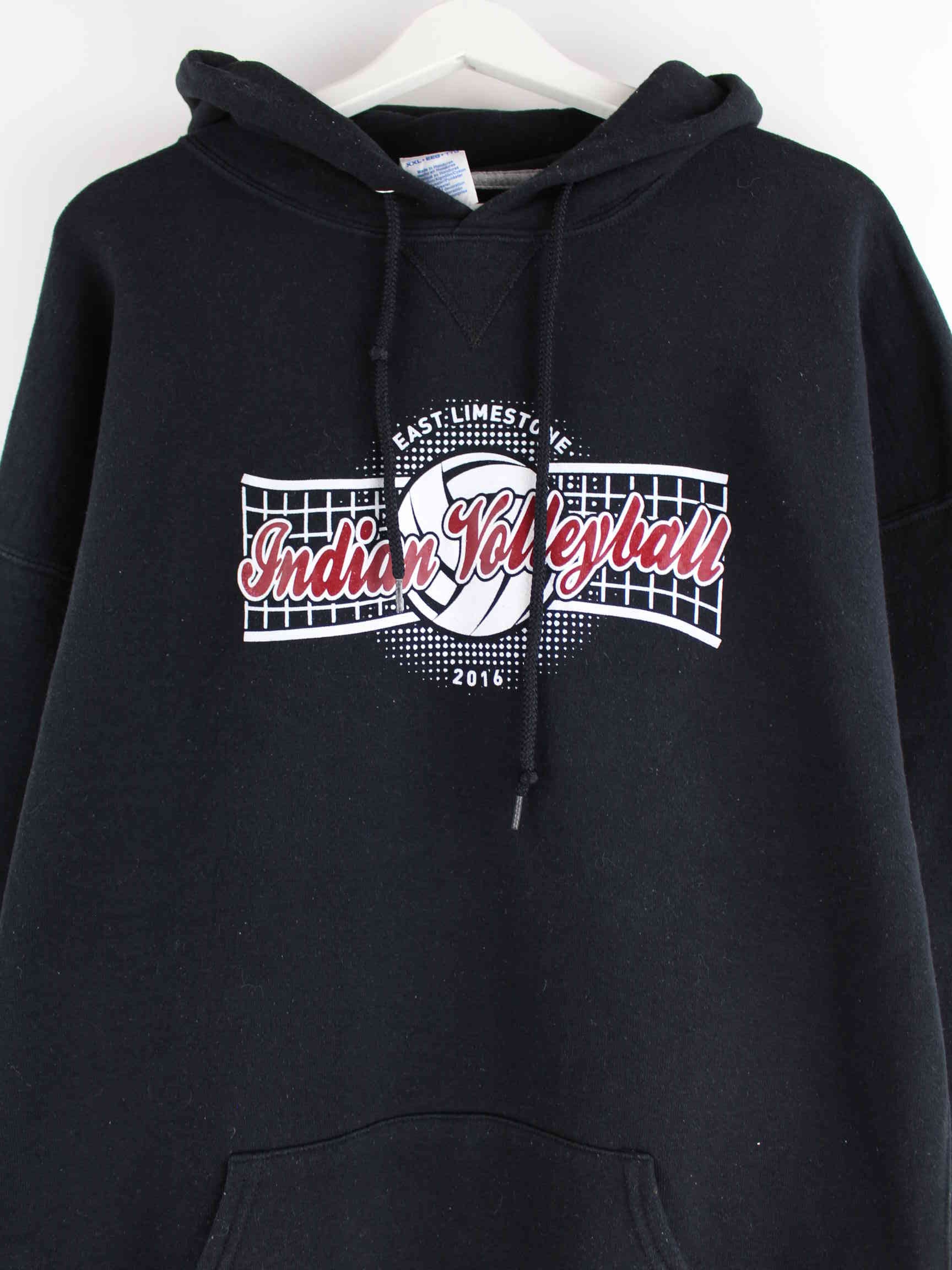 Russell Athletic Indian Volleyball Print Hoodie Schwarz XXL (detail image 1)