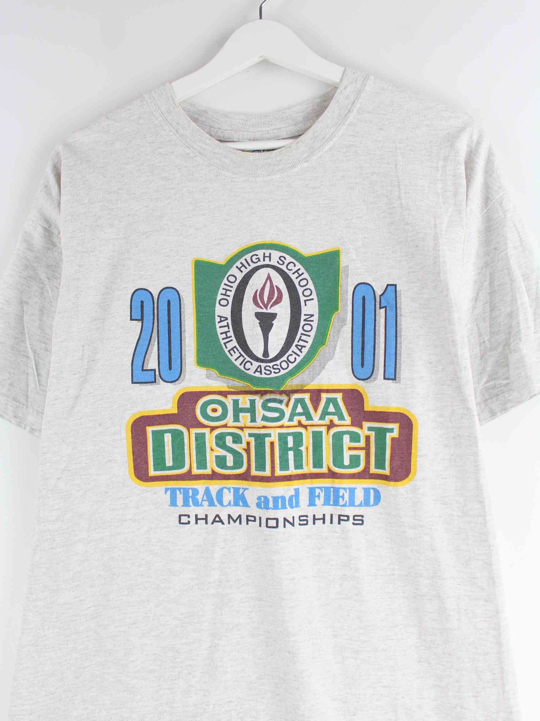 Port & Company 2001 Ohio High School Print T-Shirt Grau L (detail image 1)