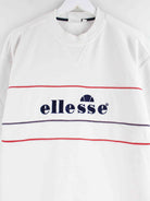 Ellesse 90s Vintage Embroidered Heavy T-Shirt Weiß L (detail image 1)