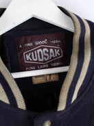 Kudsak Champs Leder College Jacke Blau L (detail image 2)