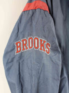 Vintage 90s Brooks Embroidered Trainingsjacke Blau XL (detail image 2)