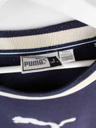 Puma y2k Embroidered Logo Sweater Blau M (detail image 2)