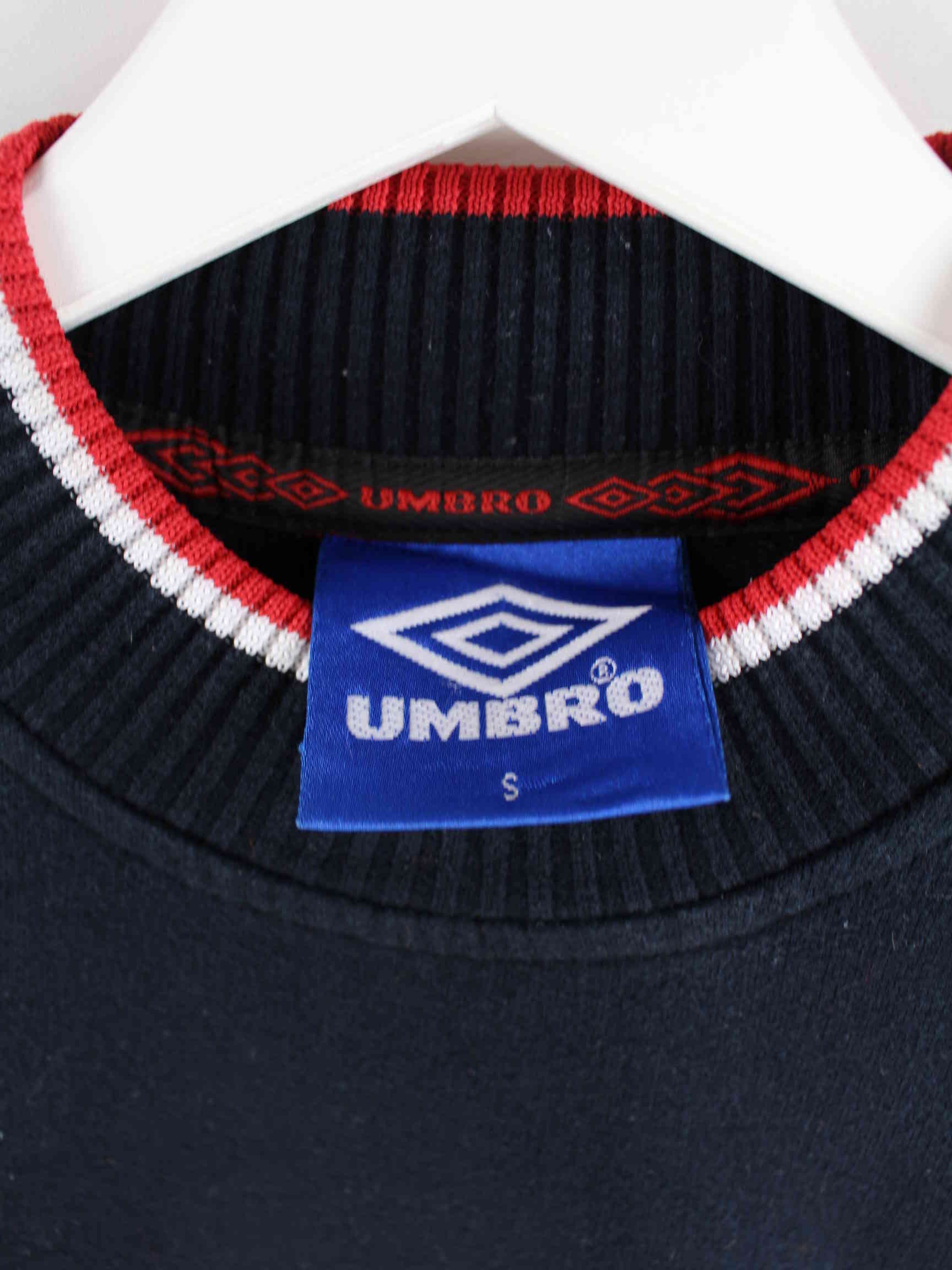 Umbro 90s Vintage Manchester Tape Sweater Schwarz L (detail image 2)