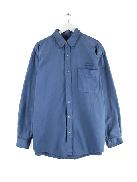 Eddie Bauer Hemd Blau L