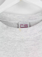 Vintage 90s Bradley Embroidered Sweater Grau XL (detail image 6)