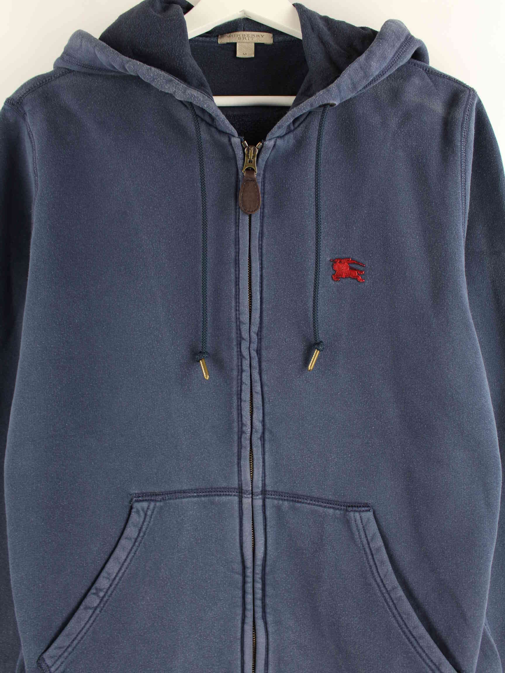 Burberry Zip Hoodie Blau M (detail image 1)