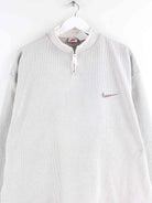 Nike 90s Vintage Half Zip Swoosh Sweater Grau XL (detail image 1)