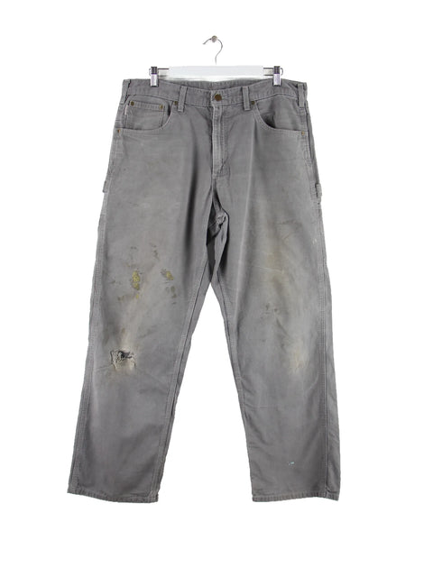 Carhartt Loose Fit Carpenter Jeans Grau W35 L32
