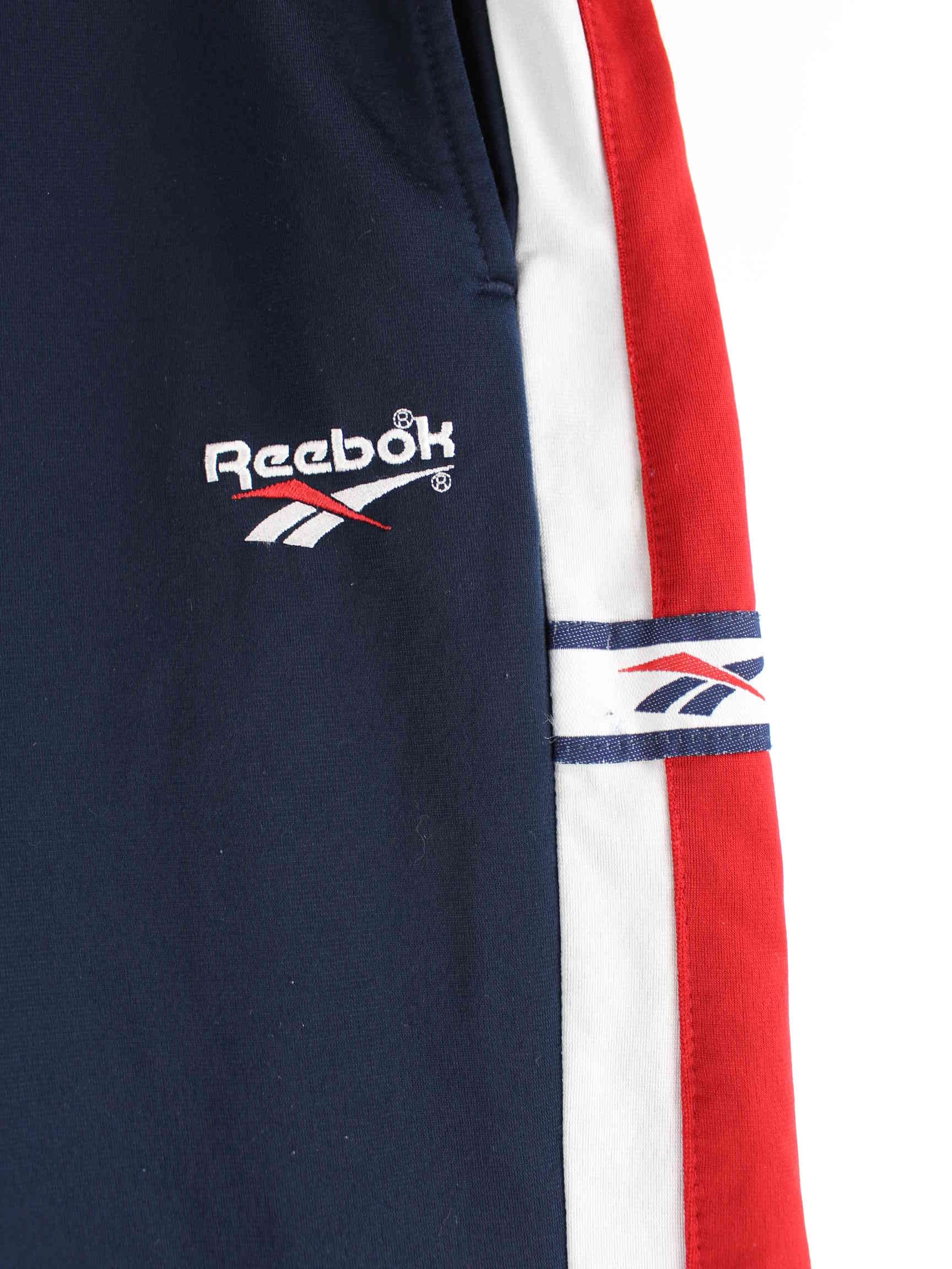 Reebok 90s Vintage Knopf Track Pants Blau M (detail image 1)