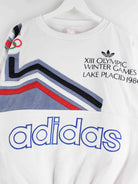 Adidas 1980 Olympic Winter Games Embroidered Sweater Weiß M (detail image 1)