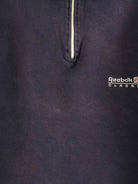 Reebok Embroidered Half Zip Sweater Blau L (detail image 2)