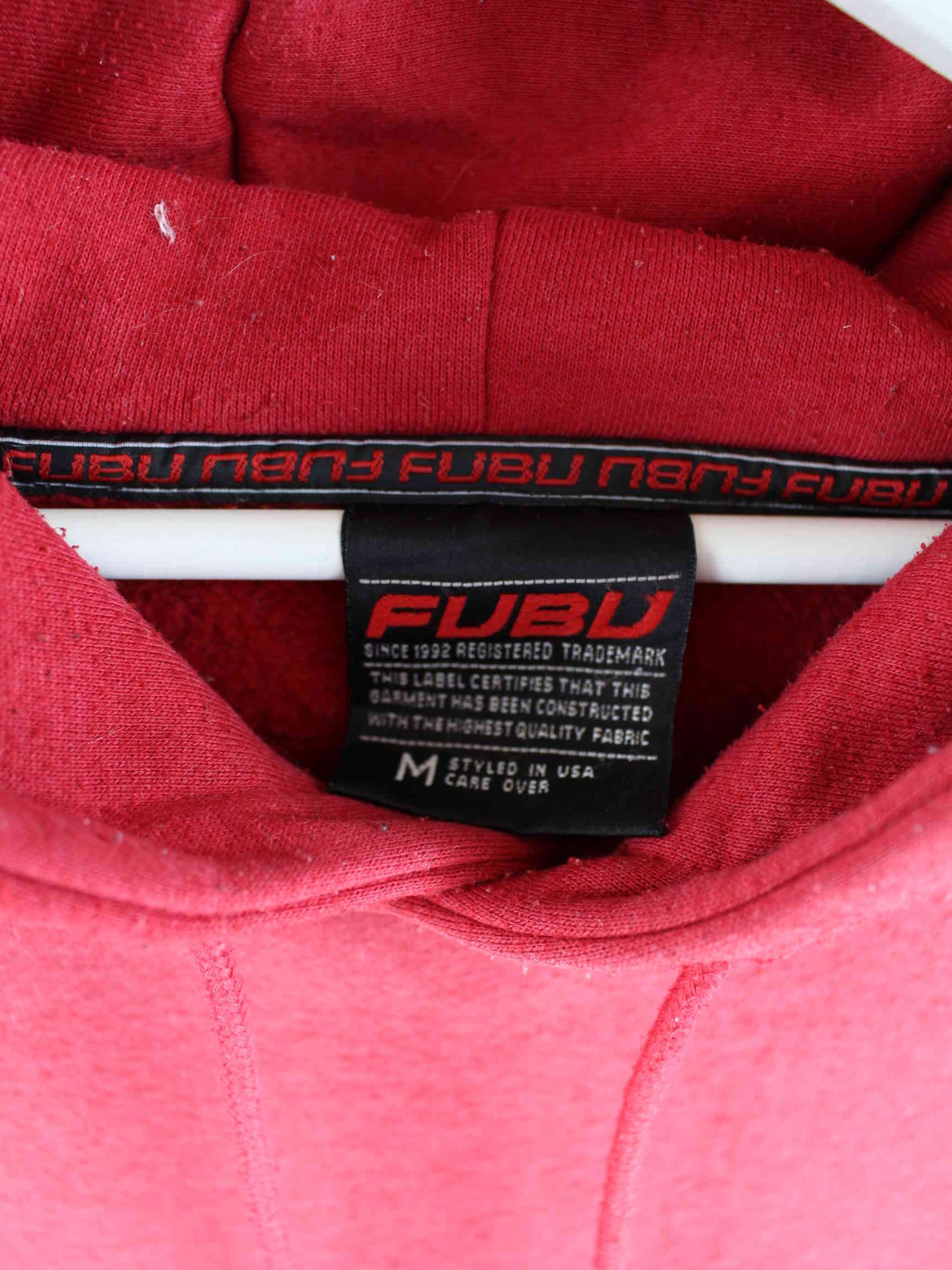 Fubu 90s Vintage Hoodie Rot XXL (detail image 2)