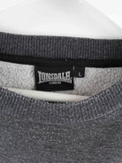 Lonsdale y2k Embroidered Sweater Grau L (detail image 2)