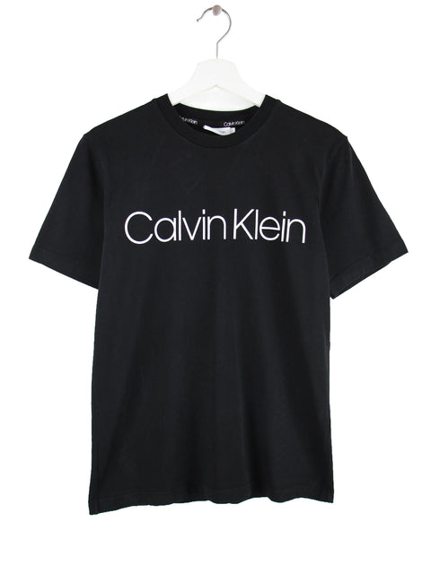 Calvin Klein Big Logo Print T-Shirt Schwarz S