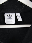 Adidas Fleece Schwarz M – Detailansicht Vorderseite