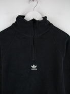 Adidas Fleece Schwarz M – Detailansicht Vorderseite
