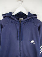Adidas Hoodie Blau XXL – Detailansicht Vorderseite