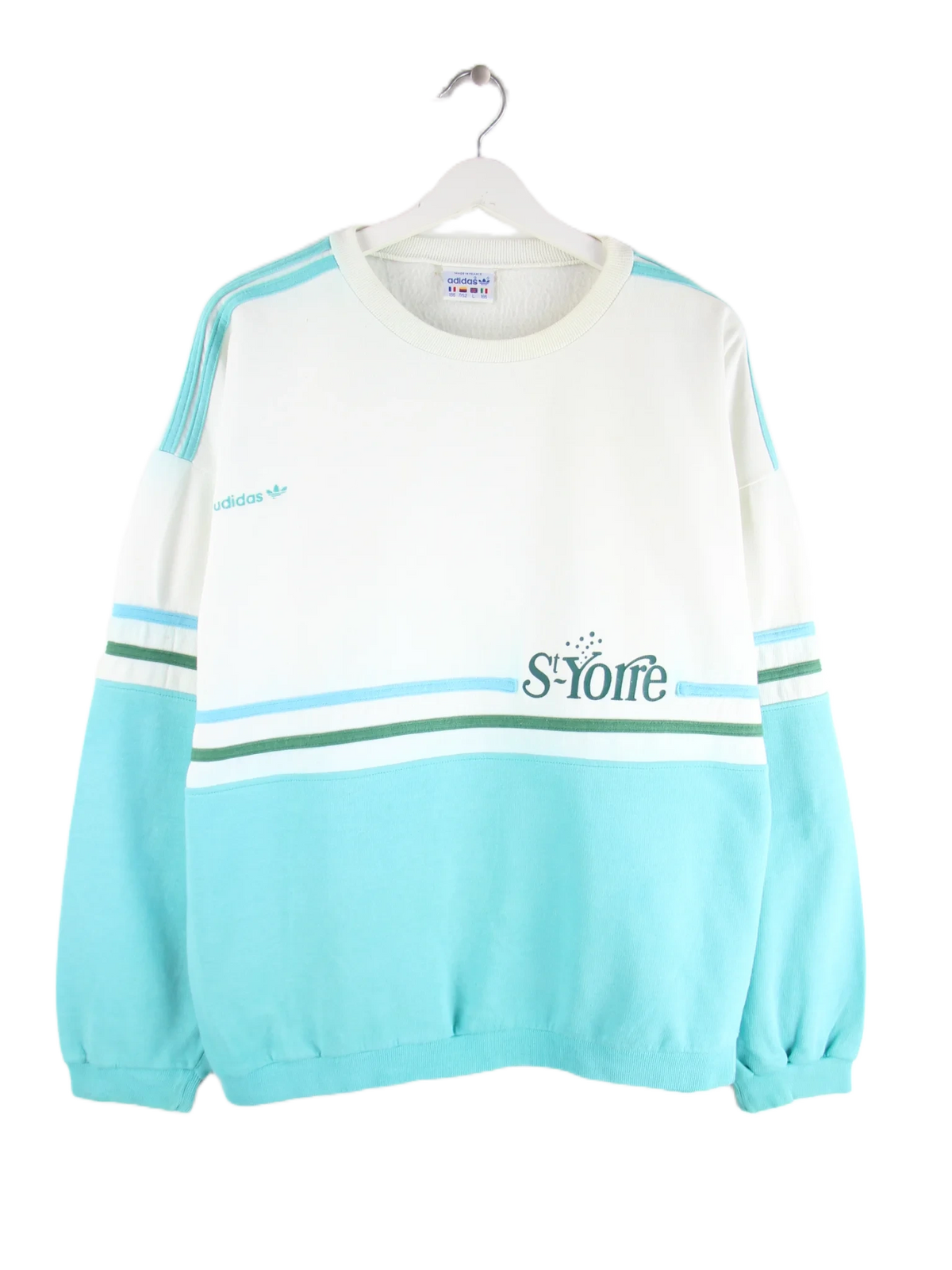 Adidas Sweater Weiß L – Vorderseite