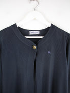 Burberry Strickjacke Blau S – Detailansicht Vorderseite