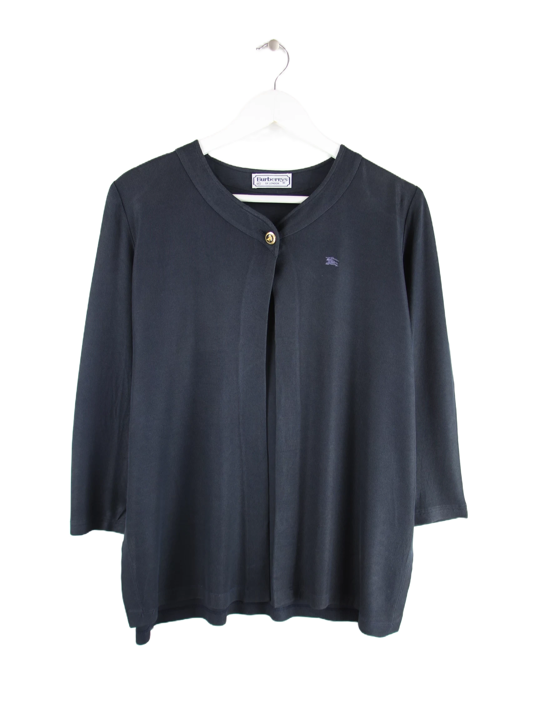 Burberry Strickjacke Blau S – Vorderseite